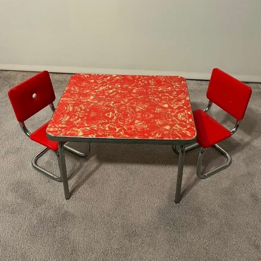 American Girl Doll Table Set